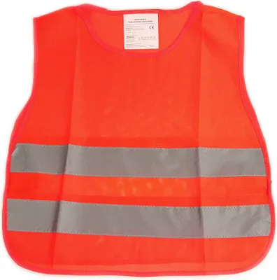 Produktbild von Warnschutzweste für Kinder Warnweste Weste  Funktionsweste Signalfarbe orange Sichtbarkeitsweste