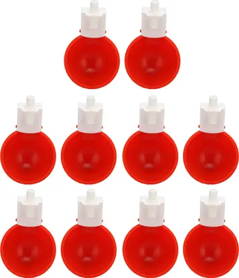 Image de 10 abreuvoirs à poulets, petits abreuvoirs automatiques pour volailles, canards, oies, dindes