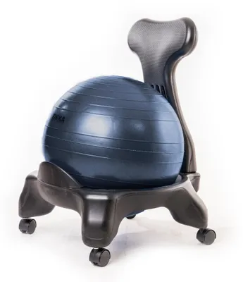 Ergonomischer Aktivstuhl mit aufblasbarem Ball