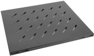 Produktbild von LANBERG 1U Fachboden 19" 80cm tief, max.120kg, schwarz