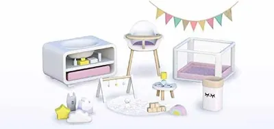 Produktbild von Famosa Mymy City – Spielhaus-Kinderzimmer-Dekorationsset