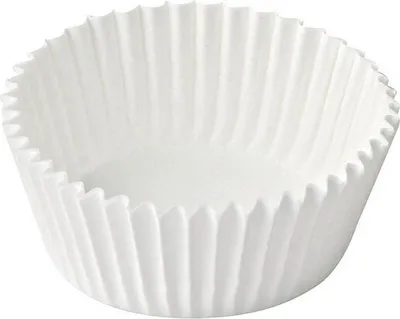Produktbild von 5000x Gebäckkapseln weiß Ø 26 x 16 mm