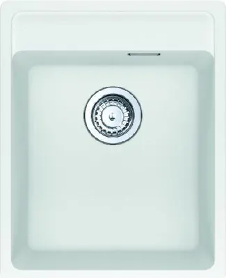 Produktbild von Franke Maris - Fragranit Küchenspüle MRG 610-37 FTL, 410x510 mm, Eißweiß 114.0661.443