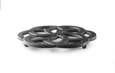 Produktbild von Ibili-Orientalischer Teekannenhalter, Gusseisen, 13,5x1,5 cm, schwarz
