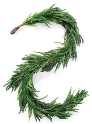 Productafbeelding van Solidchoice - Kunst Kerstguirlande met Strik voor Binnen en Buiten