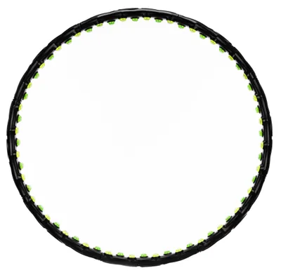 Obrázok produktu pre ACTIGET Hula-Hoop obruč 88 cm – s masážnymi výstupkami, skladateľná, čierno-zelená