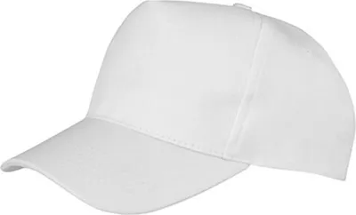 Produktbild von Result Headwear RC084X | Boston 5-Panel Cap / Kappe / Mütze / Hut - Farbe: White - Größe: One Size