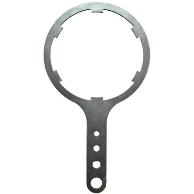 Zdjęcie produktu dla Metalowy klucz do odkręcania korpusu obudowy głowicy filtra wody przepływowego odwrócona osmoza 10" 20" AQUAPHOR BIG BLUE RO 6Z