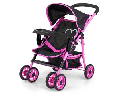 Produktbild von Milly Mally Kate Prestige Schwarzer Puppenwagen