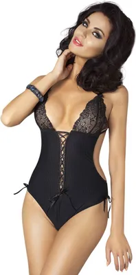 Obrázok produktu pre čierne dámske body Zoja S/M od Passion
