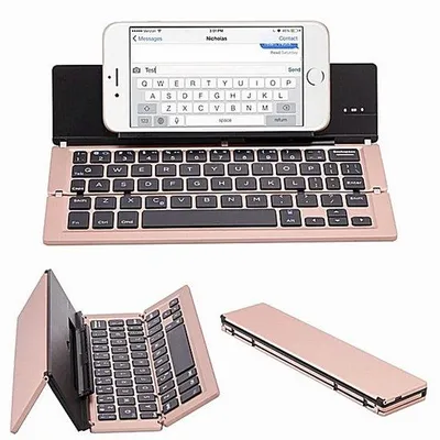 Obrázek produktu pro Kompaktní stojan na tablet s Bluetooth klávesnicí
