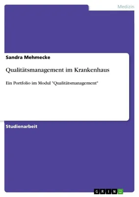 Produktbild von Qualitätsmanagement im Krankenhaus