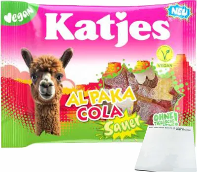 Produktbild von Katjes Al Paka Cola Sauer (210g Beutel) usy Block
