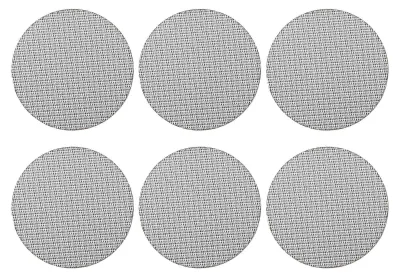 Kaffeefilter-Puck-Sieb, 6 Stück, Edelstahl, 53,5 mm