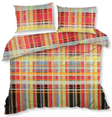 Image de Carbotex Parure de lit Llowicka Ethnique Coton 200x220 cm