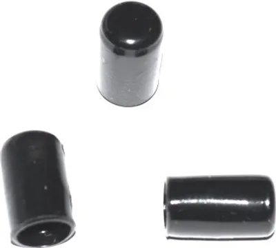 Produktbild von 250 Stück - Kappe für Rundrohr D=6 mm L=11 mm schwarz PVC