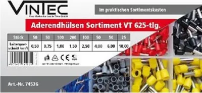 Produktbild von Vintec Aderendhülsen Sort VT625