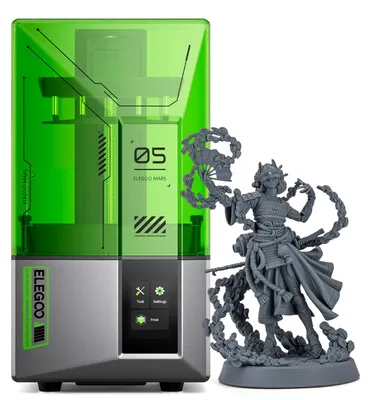 Harz-3D-Drucker Mars 5, 4K-Monochrom-LCD, 70 mm/h, 143,43x89,6x150 mm³