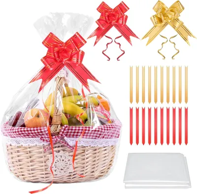 Immagine prodotto di Sacchetti regalo in cellophane trasparente, 50x70 cm, confezione da 20 pezzi, ideali per confezionare regali