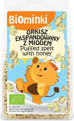 Obrázok produktu pre ŠPALDOVÝ ROZSAHOVANÝMEDOM 210 g - BIOMINKI