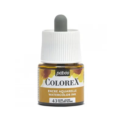 Immagine prodotto di Pebeo Colorex Aquarelltinte, 45 ml, 43 Gelbocker