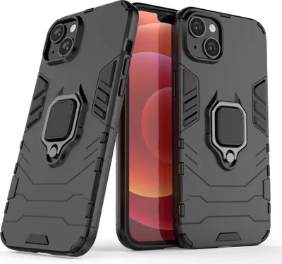 Image de Coque Lenuo Armor pour iPhone 15 Plus noire