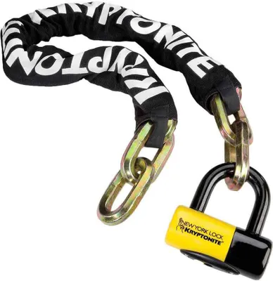 Produktbild von Kryptonite New York 15 Mm New York Fahgettaboudit Kettenschloss Schwarz 15 x 1500 mm Schwarz 15 x 1500 mm