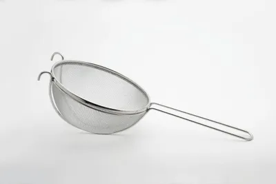 Passier-/zeef 26 cm, Edelstahl, silber, 53x26x26 cm