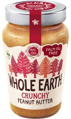 Produktbild von Whole Earth Erdnussbutter Crunch 340g -