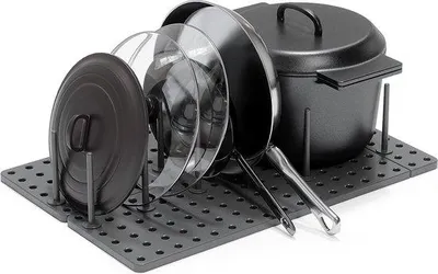 Produktbild von Famanu Aufbewahrungssystem für die Küche - 2er Set, Holzfarbe