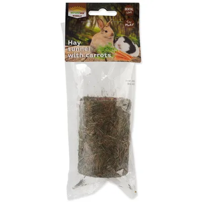 Image de Tunnel Grignotage de foin farci de carottes 125 g