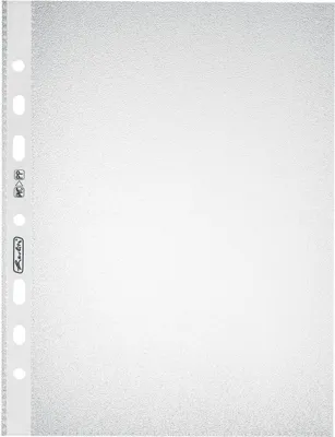 Produktbild von Herlitz 05815006, 150 x 210 mm (A5), Transparent, Polypropylen (PP), Porträt, Oben, 10 Stück(e)