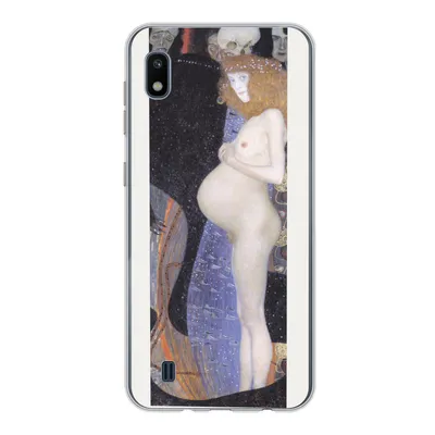 Produktbild von MuchoWow® Handyhülle Schutzhülle Hülle für Samsung Galaxy A10 Hoffnung I - Gustav Klimt Silikon Softcase Handy Hülle - Schutzhülle