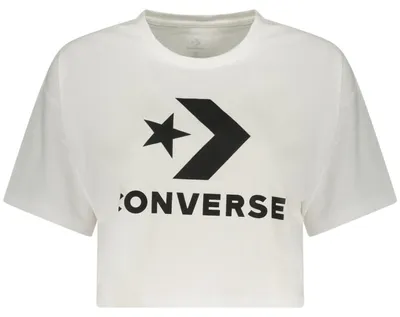 Produktbild von Stylisches Damen T-Shirt in Weiß mit Logo-Print und Rundhals