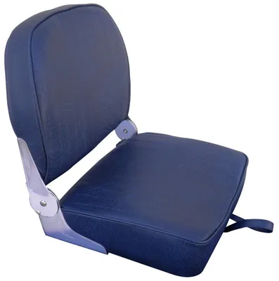 Immagine prodotto di Sedile con schienale ribaltabile, rivestimento in vinile, blu navy, 1 pezzo