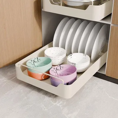 Produktbild von Famanu Schrankorganizer Ausziehbar - 25 cm - Weiß