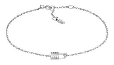 Produktbild von FOSSIL Armband Sterling Lock Bracelet Silver silberfarben