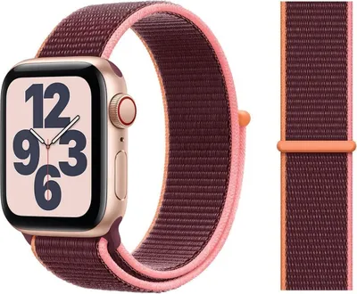 Obrázek produktu pro Původní sportovní řemínek Apple Sport Loop Armband 42/44/45mm MYA92ZM/A Plum