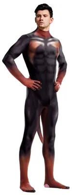 Productafbeelding van Zwarte en rode Dobermann cosplay-kostuum