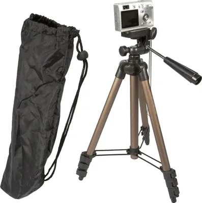 Obrázok produktu pre TronicXL Tripod 19 Univerzálny statív pre fotoaparáty 105 cm + taška kompaktná vodováha Tripod19