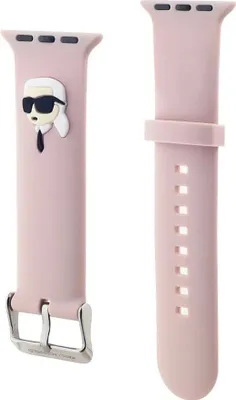 Produktbild von Karl Lagerfeld Apple Watch Karl Head Nft Watch 42/44/45/46/49 Armband Rosa  Rosa One Size