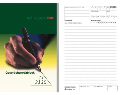 Produktbild von RNK Gesprächsnotizblock DIN A5 50Bl weiß