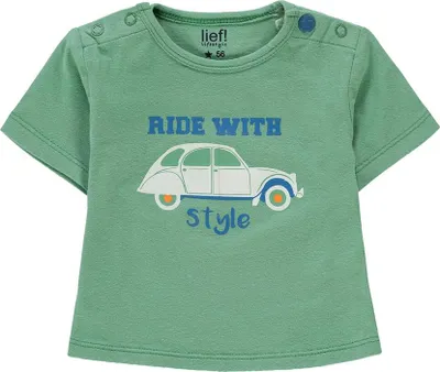 Immagine prodotto di Maglietta bambino bambino auto verde Lief
