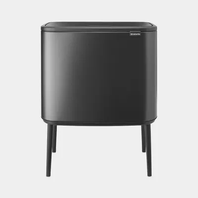 Obrázok produktu pre Kôš na odpad Brabantia Bo Touch 1008854, 36 l, Tichý a plynulý otvárací mechanizmus, Veľký otvor, Tmavosivý