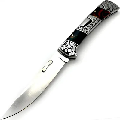 Obrázek produktu pro Outdoorový skládací nůž B3159 - Černá/Hnědá/Stříbrná KP39424