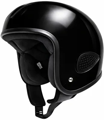 Produktbild von Bores Gensler Kult Evo Jethelm, schwarz glanz, S/L