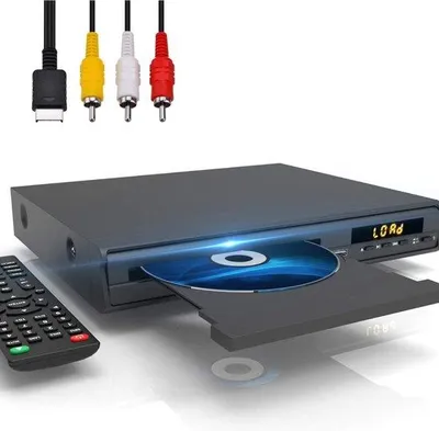 Image de Lecteurs DVD compacts avec HDMI et télécommande, noir