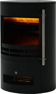 Immagine prodotto di Rebecca Mobili caminetto elettrico effetto fiamma LED 3D regolabile 1000W 2000W nero