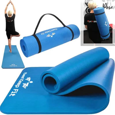 Produktbild von Yogamatte 1,5 cm, blau, 190 x 63 cm