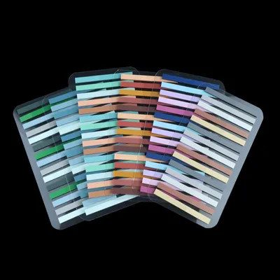 Produktbild von Blätter Haftnotizen Tabs, 1800 Stück Transparent Sticky Notes, Selbstklebende Pastell Haftstreifen Klebezettel,Index Tabs , Für Schule, Büro, Büchern Schule Zuhause